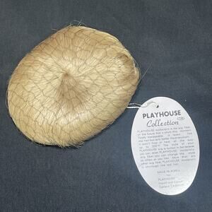 NWT PLAYHOUSE "William" Doll Wig Sz 14-15 Blonde Partial Cap Modacrylic Unisex